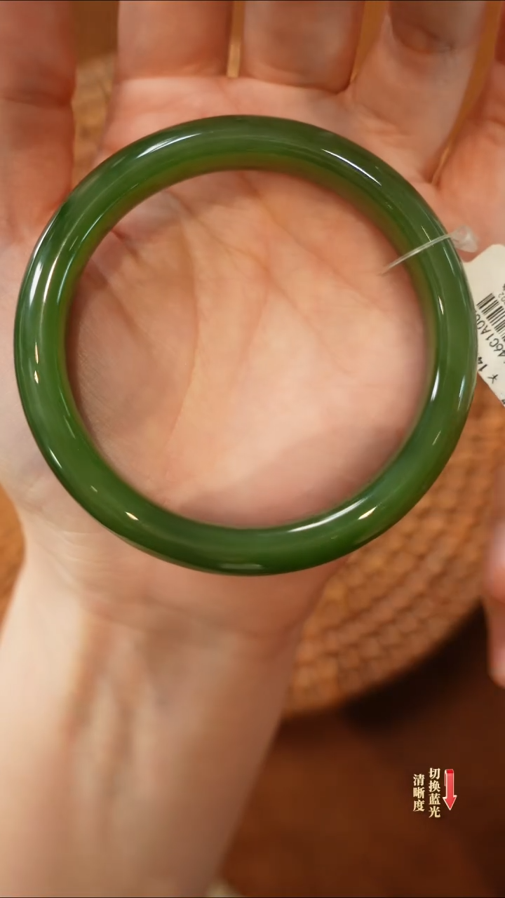 【闪购商品】和田玉手镯未镶嵌0215-030（56圈口）