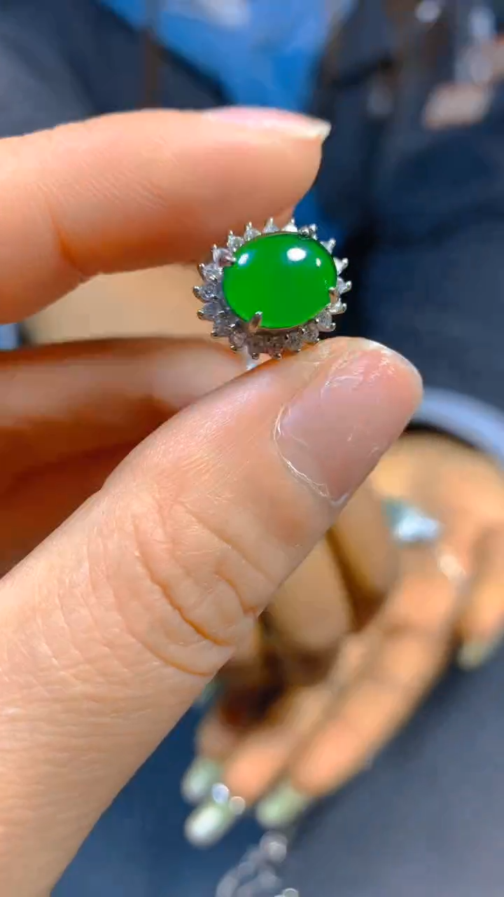 【闪购商品】翡翠戒指未镶嵌0850405592多样性发一