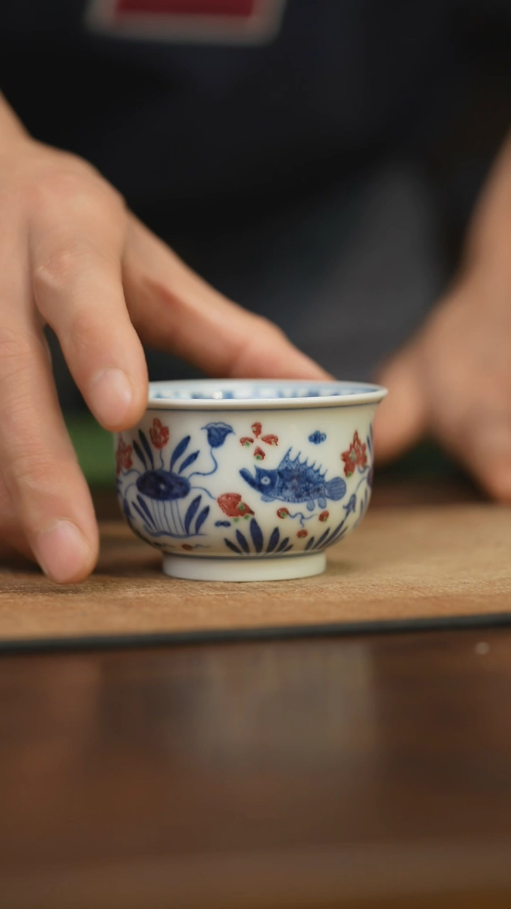 【闪购商品】杯柴窑青花破价福利