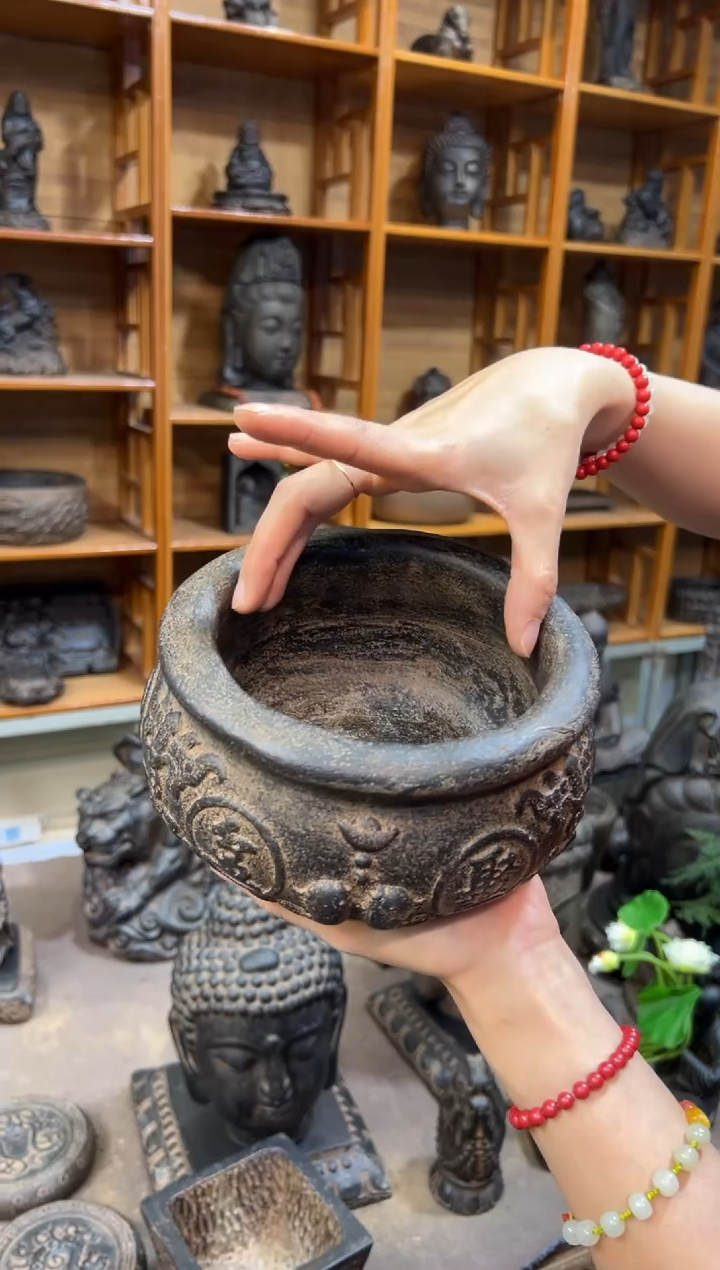 陶土【火山泥】聚宝盆