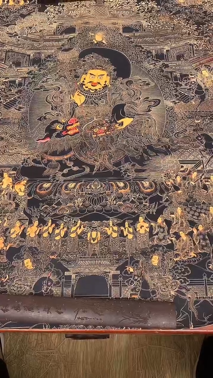 装裱画精美唐卡tk16010