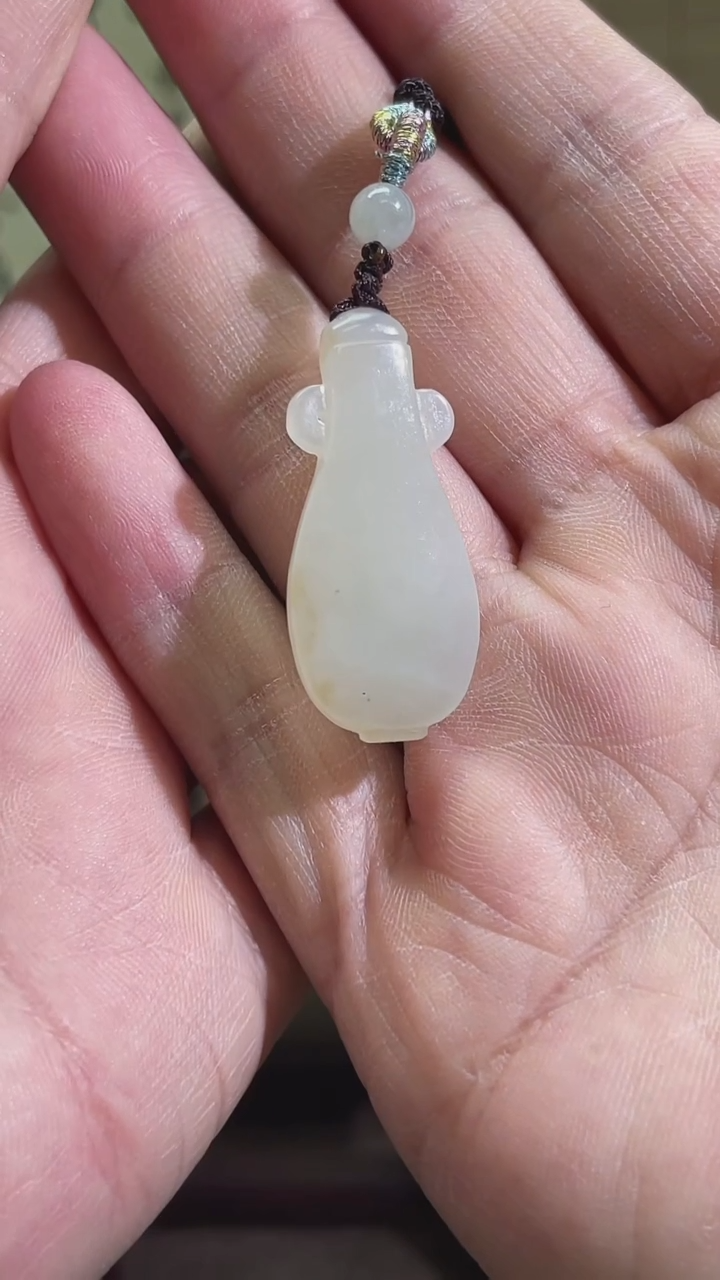 【闪购商品】和田玉颈饰未镶嵌和田玉玉净瓶吊坠多人