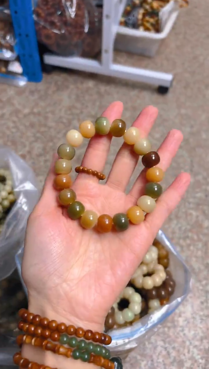 吊坠菩提根/象牙果大卡多宝桶珠单圈