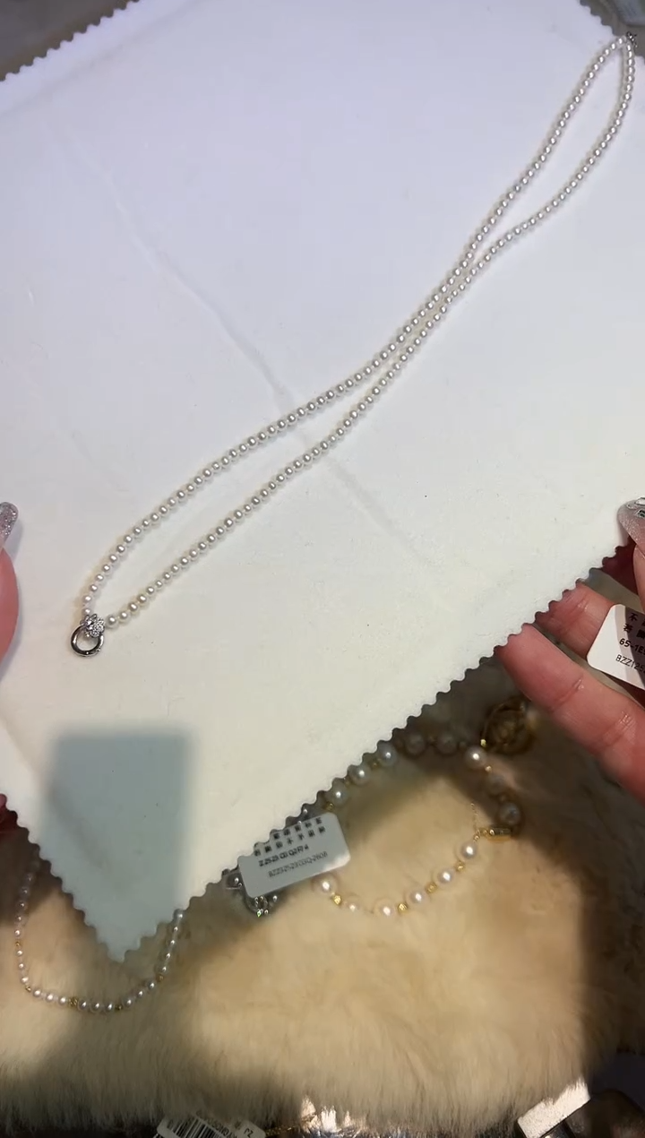 【闪购商品】淡水珍珠百搭链未镶嵌淡水小米珠百搭链zzxm