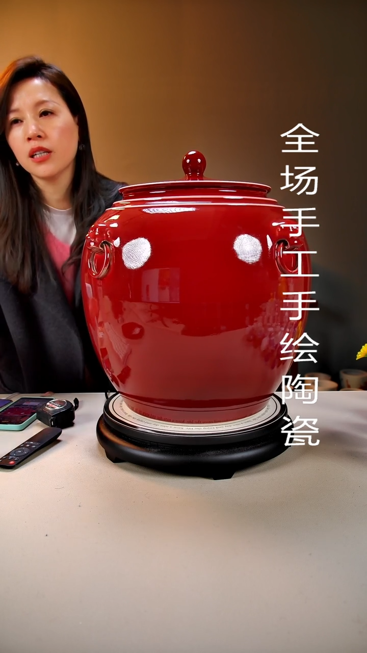 摆件陶景德镇手绘陶瓷30