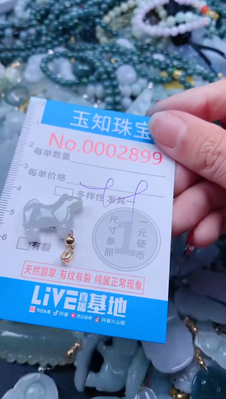 【闪购商品】翡翠吊坠(不含链)未镶嵌2899