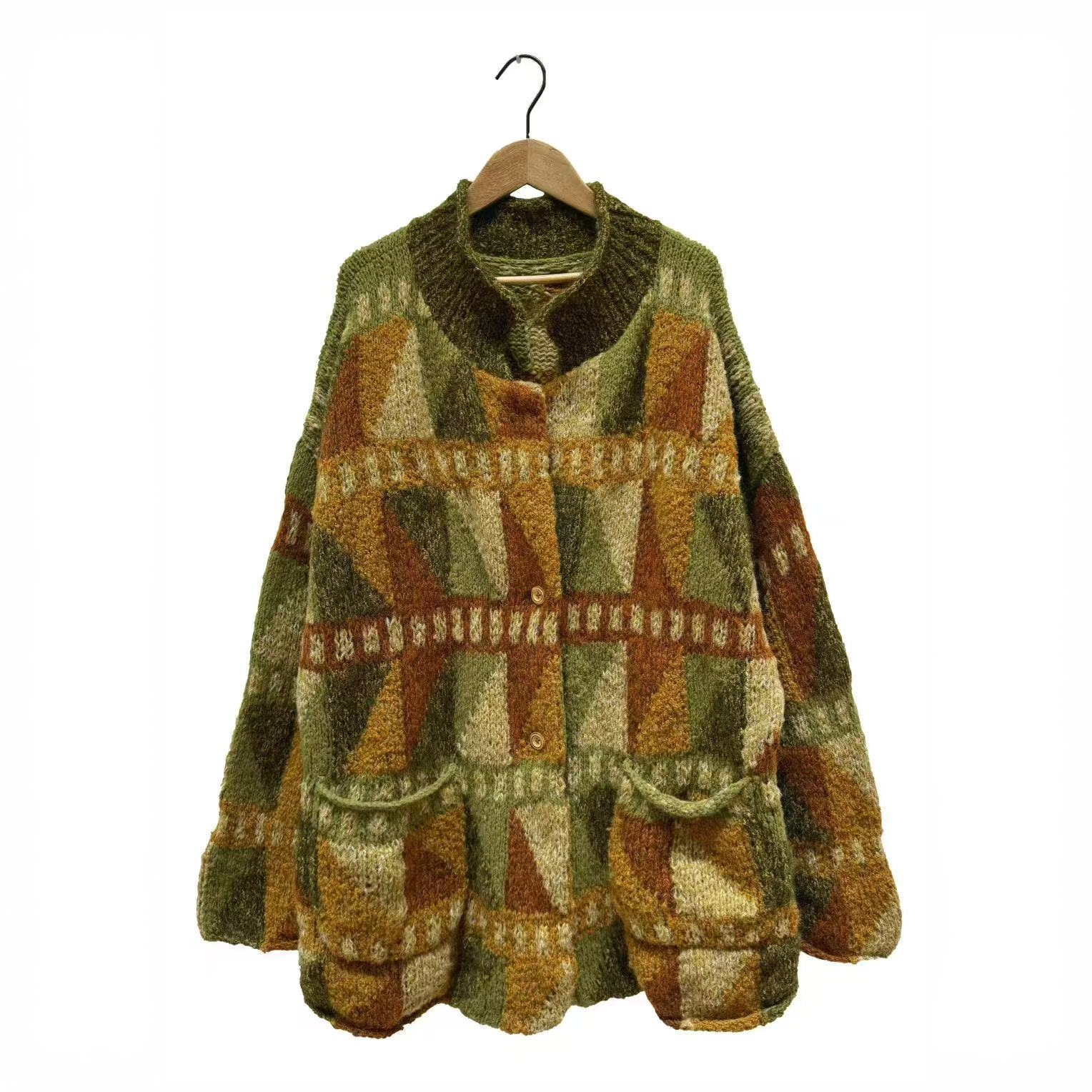 左岸迷香·贞琦坊 针织开衫：Z25FW7033 宽松时尚休闲