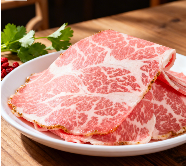 澳洲和牛原切M7火锅片/牛肉片