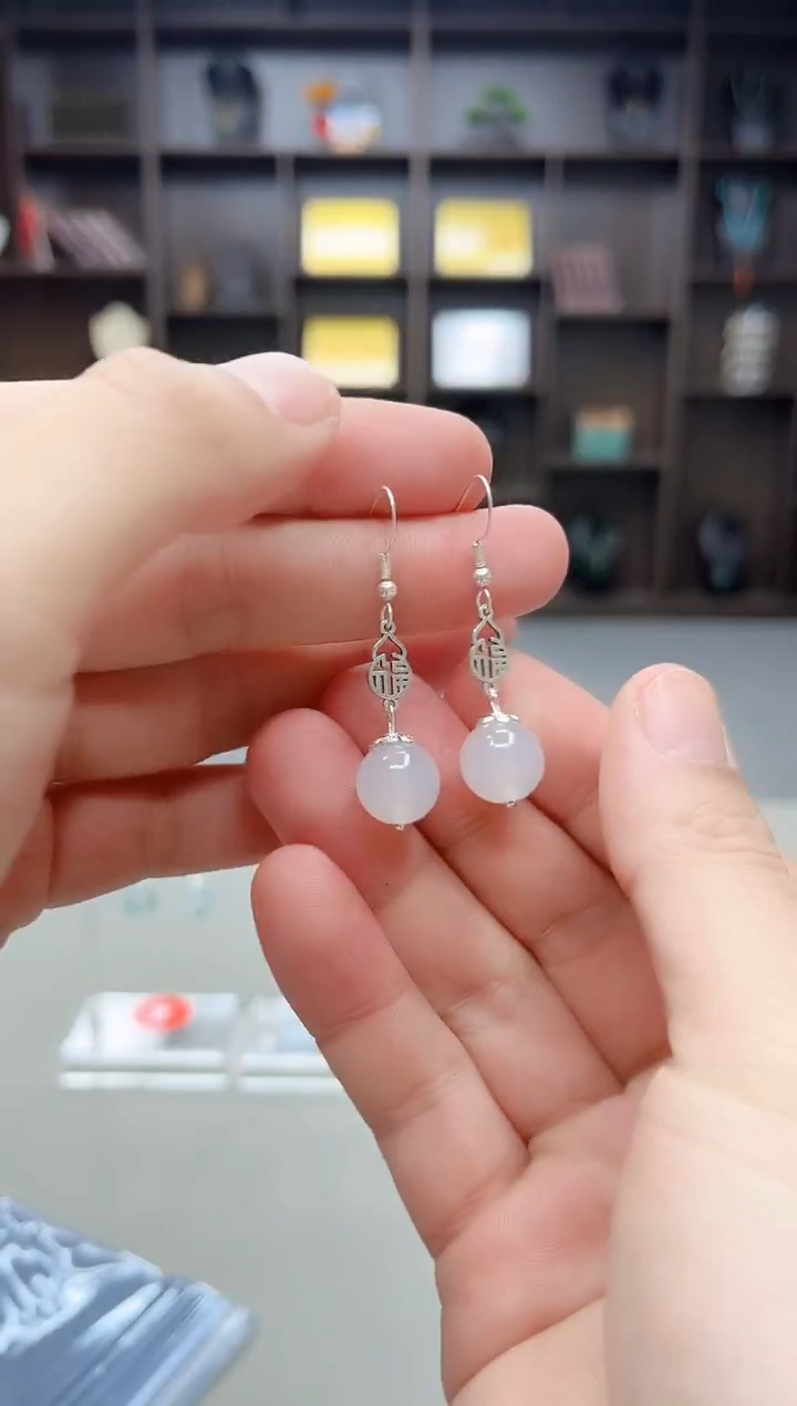 未镶嵌耳饰玛瑙/玉髓522000