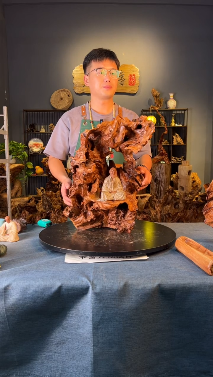 木卢师傅根艺作品（不包含人物摆件）