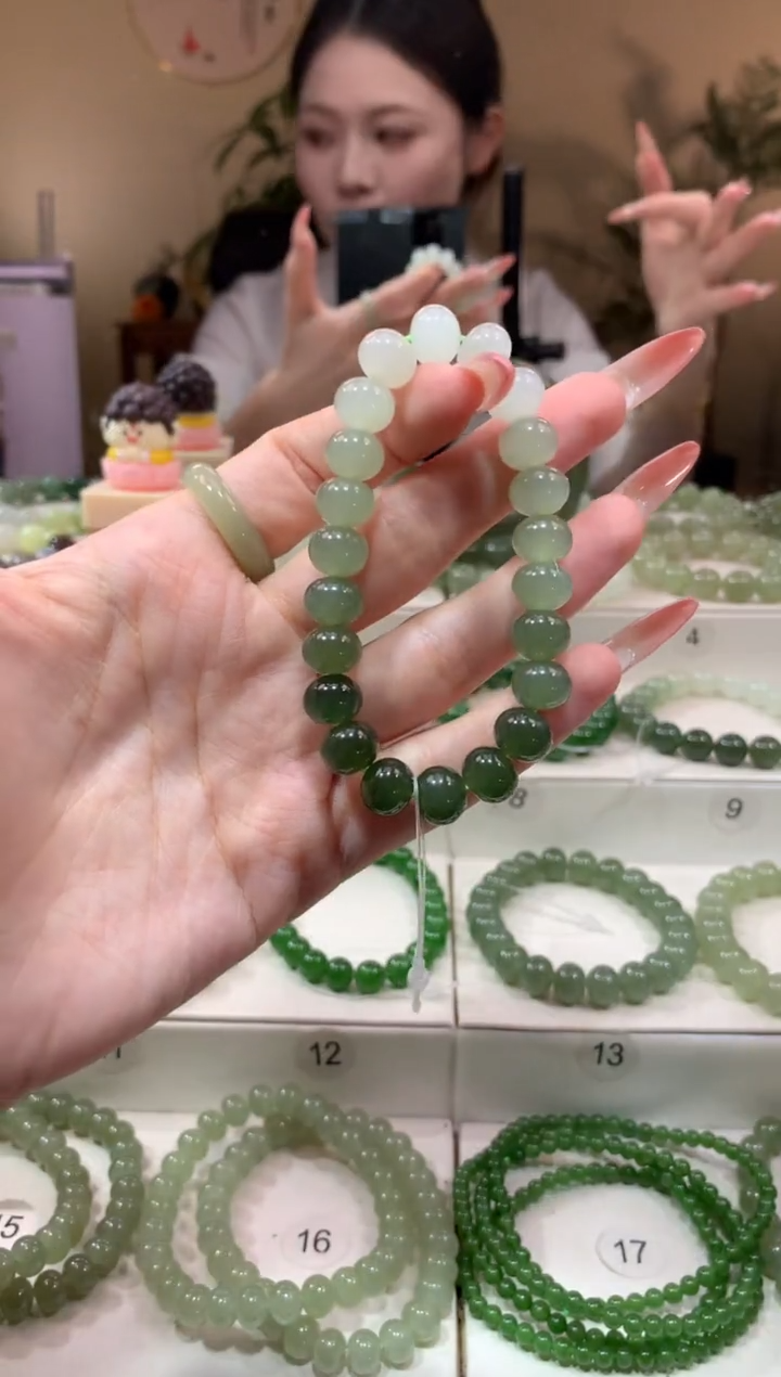 未镶嵌手串和田玉j80a多样性发一