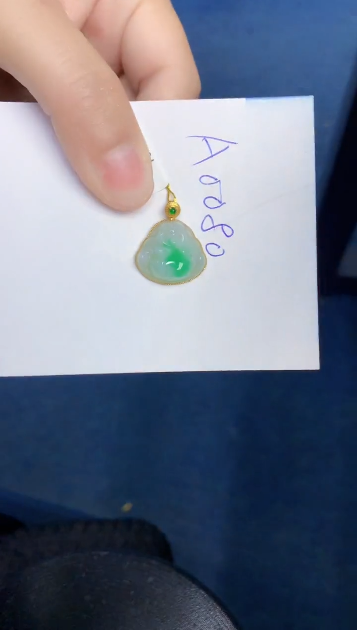 【闪购商品】翡翠颈饰18K金镶嵌000000000