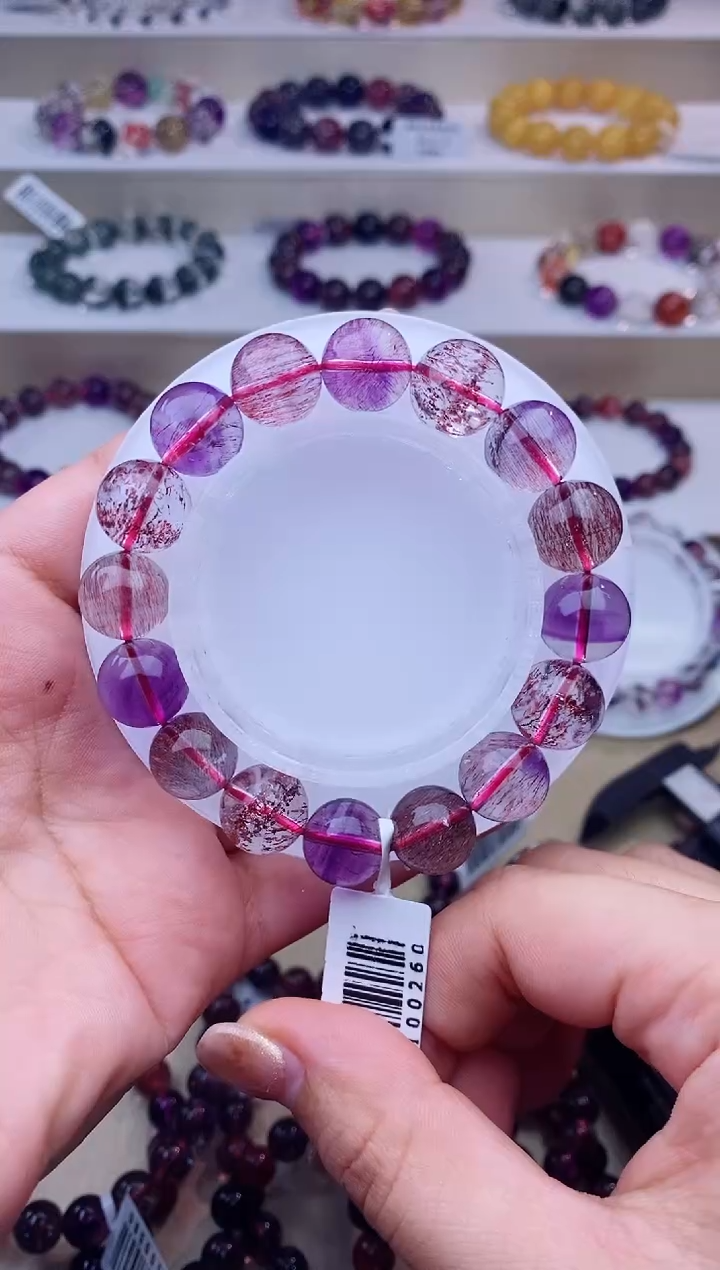 未镶嵌手链水晶仙女超七单圈12m+