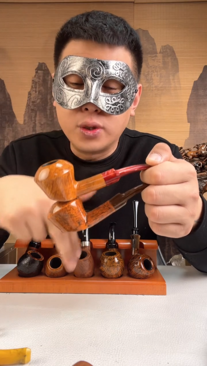 石楠木纯手工意大利石楠木烟斗wd31