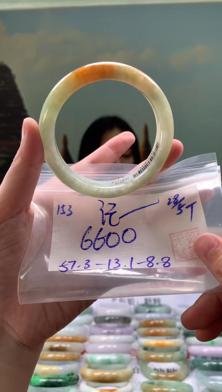 翡翠手镯未镶嵌翡翠手镯 下单联系小耳机#153