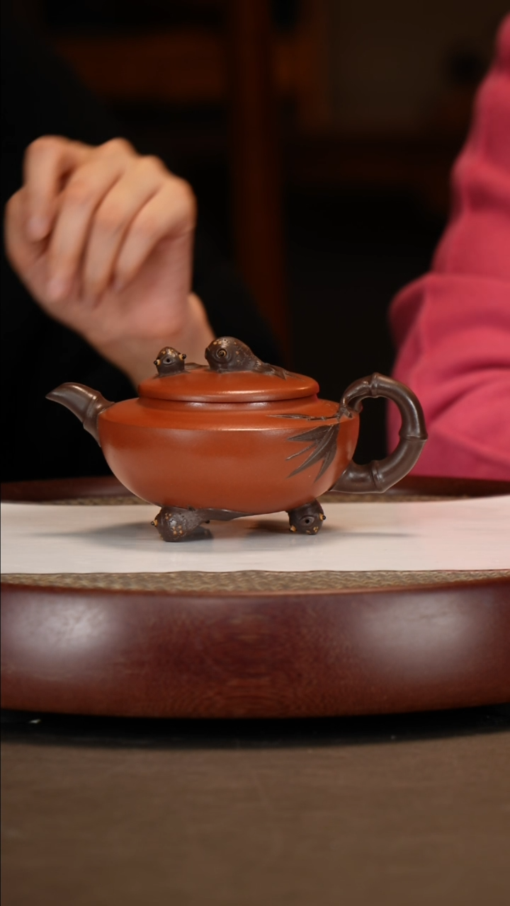 【闪购商品】紫砂茶壶五子登科