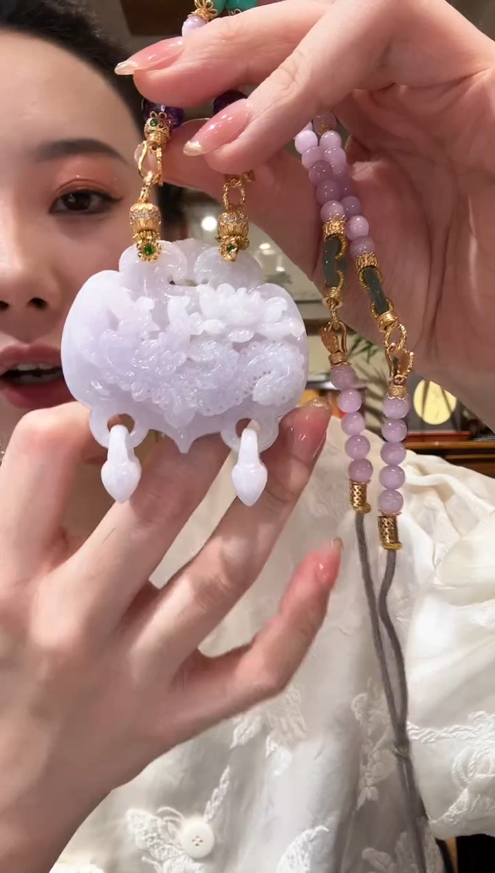 【闪购商品】翡翠颈饰未镶嵌国风