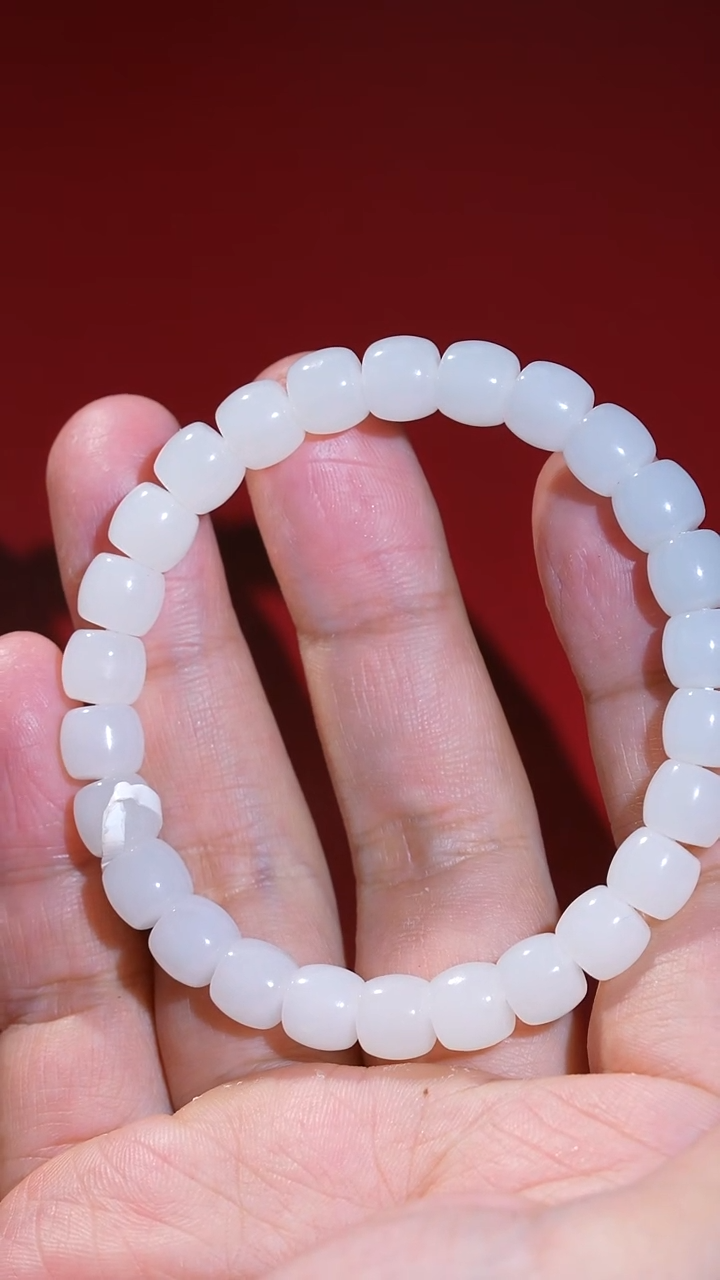 未镶嵌手串和田玉多样性发一9