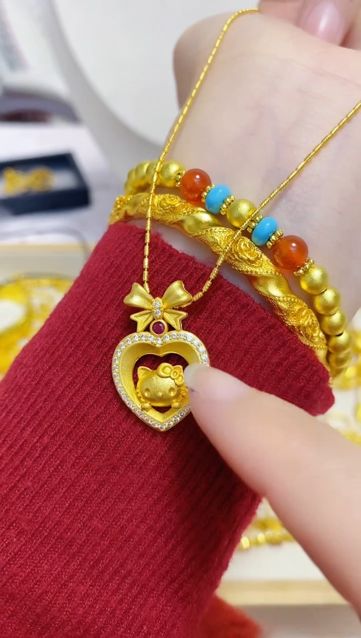 合金无040Keith猫吊坠