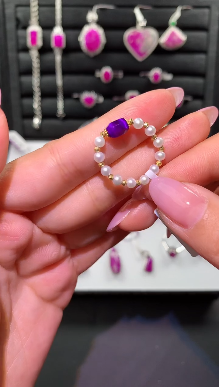 【闪购商品】苏纪石（舒俱来），18K金镶嵌舒俱来戒指