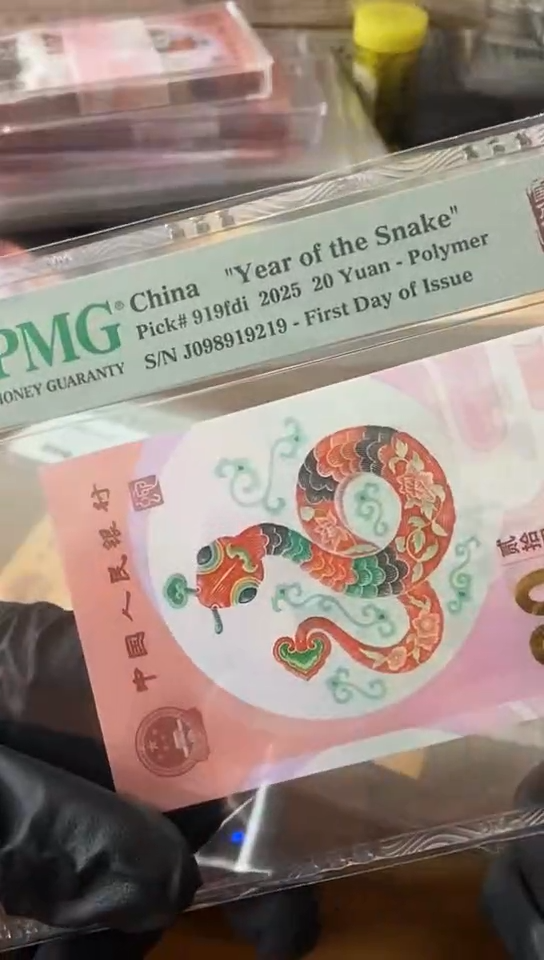 【闪购商品】蛇钞 四标合一 68分098919219