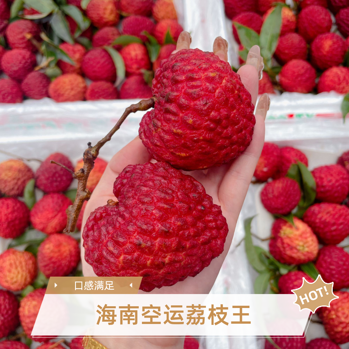 【安安宠粉专属】海南空运荔枝王 甄选大果 口口满足 1.8斤·4斤·8斤荔枝同城送新鲜