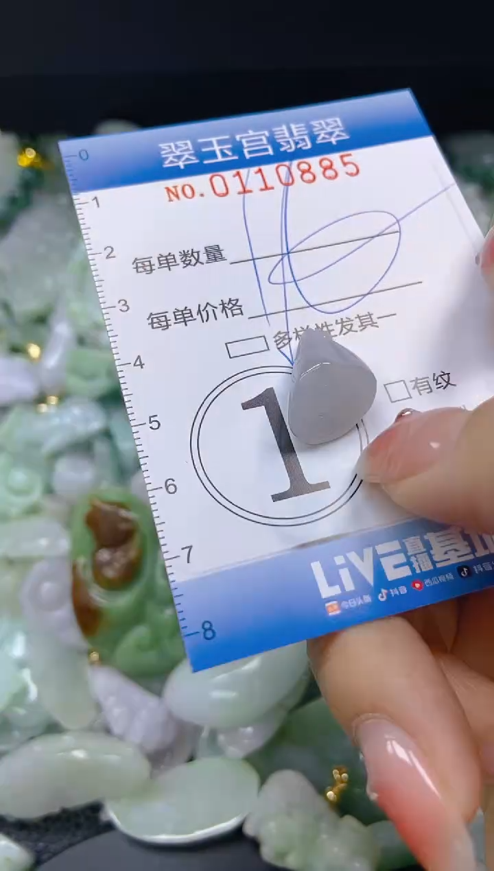 翡翠未镶嵌颈饰闪购0110885