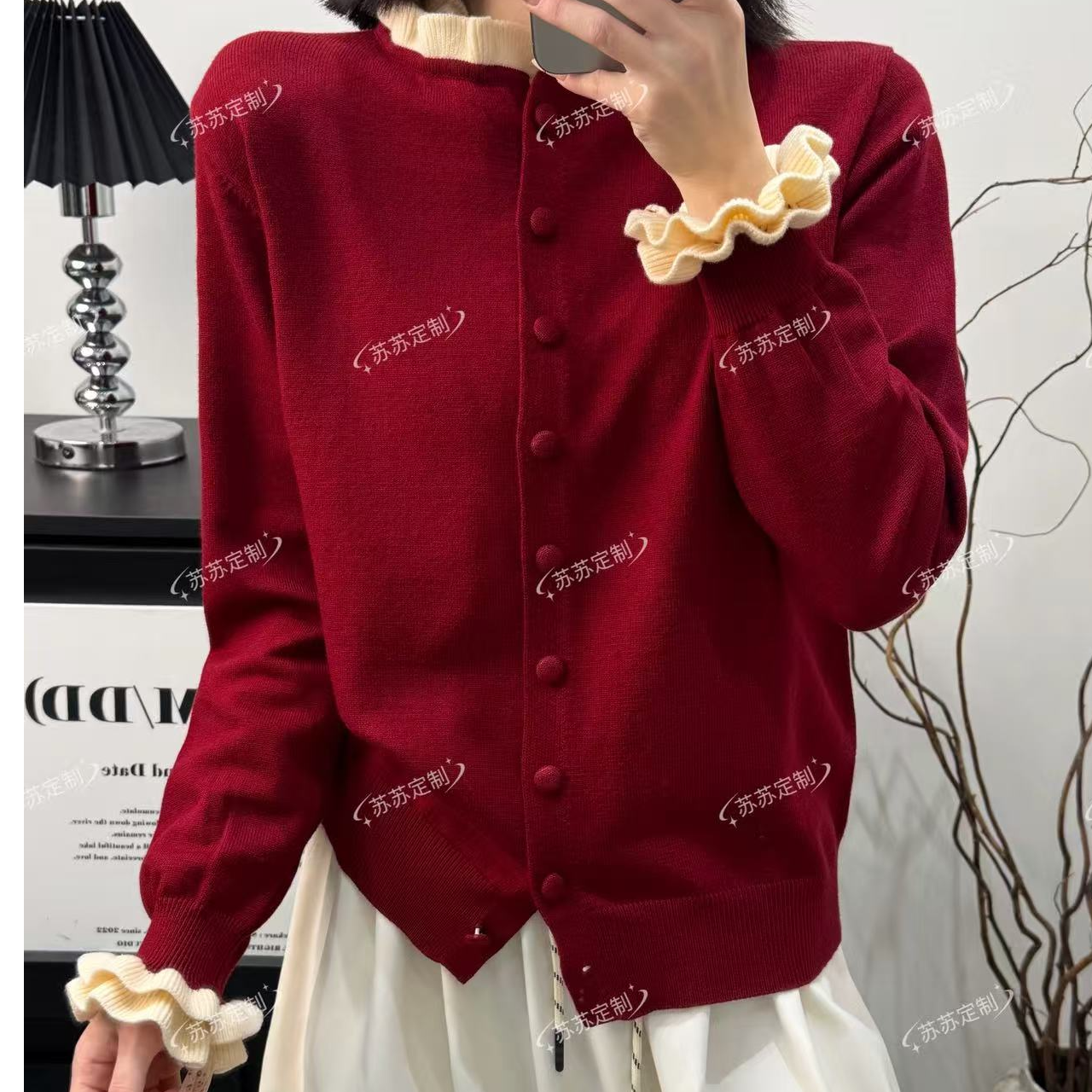 a300-a499 苏苏家女装工厂宽松翻领拼色百搭薄款显瘦休闲减龄上衣