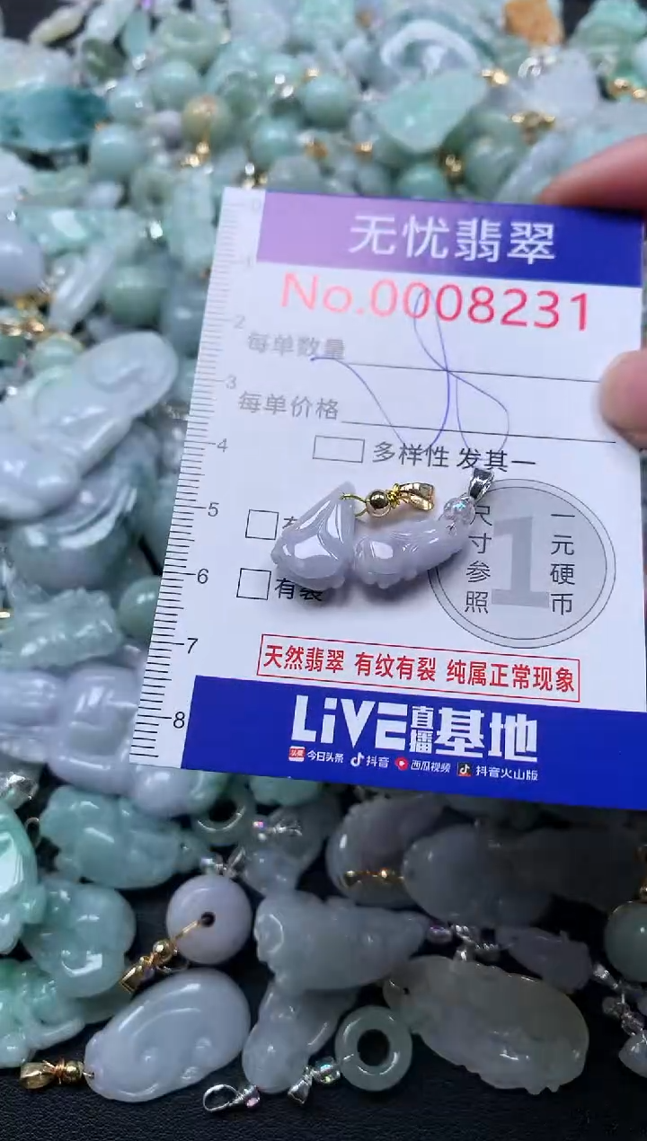 颈饰未镶嵌翡翠8231