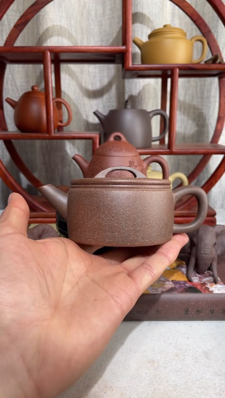 【闪购商品】紫砂茶壶微瑕台西青段手工泥汉瓦170cc