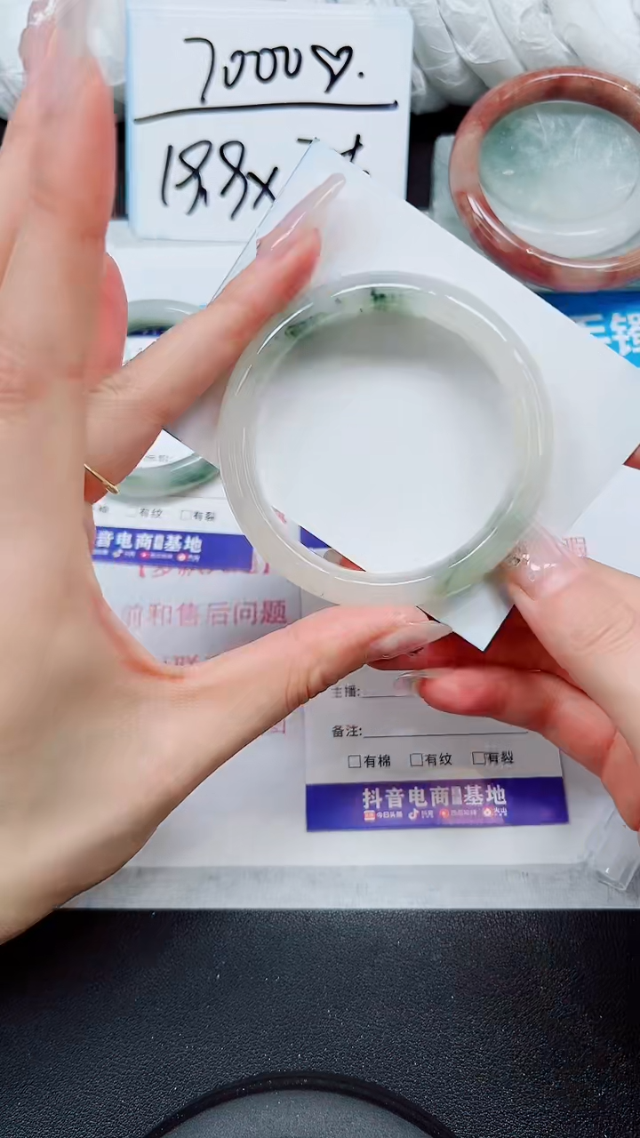 【闪购商品】石英质玉手镯未镶嵌A49-55`56`