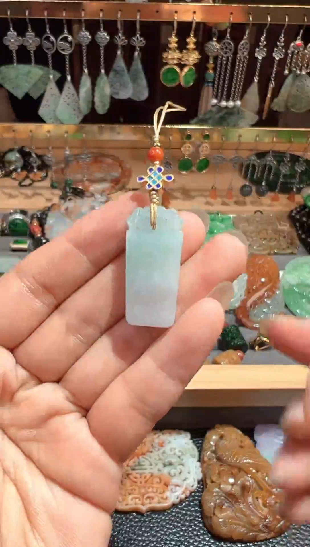 【闪购商品】翡翠挂件未镶嵌翡翠