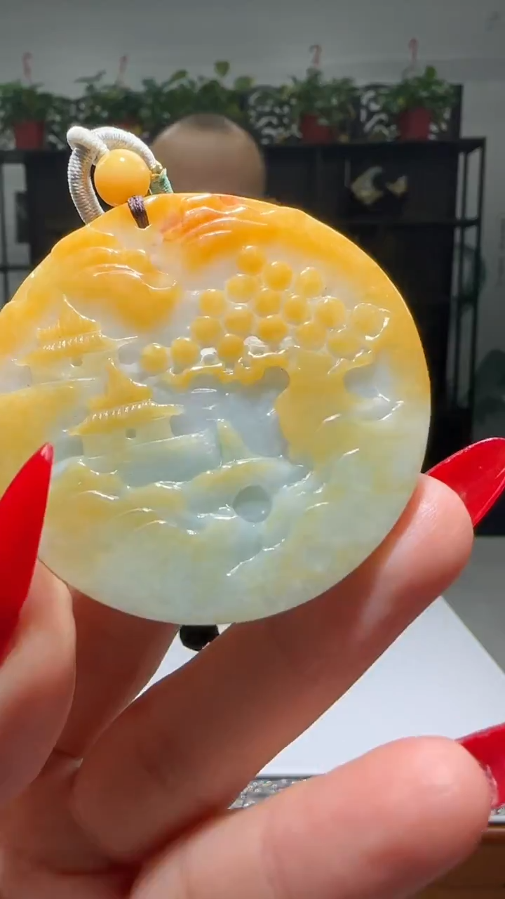 【闪购商品】翡翠颈饰未镶嵌天然翡翠A货吊坠