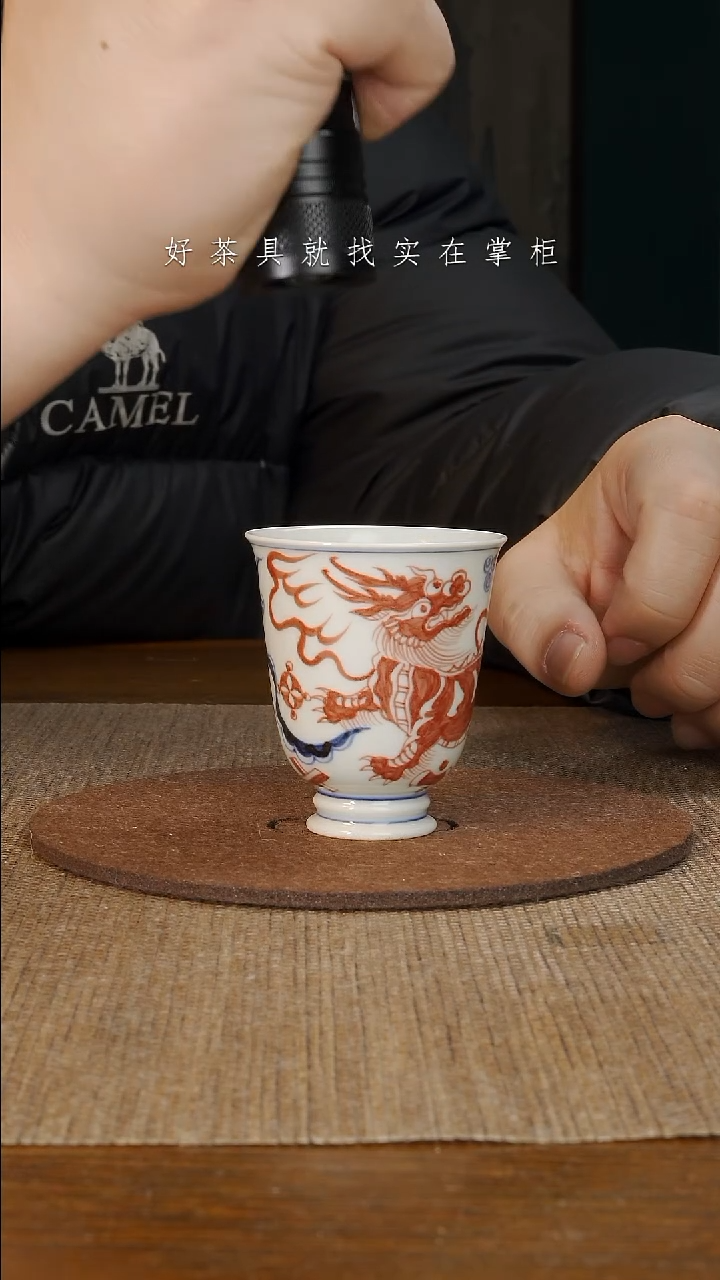 【闪购商品】摆件景德镇手工手绘茶具大器宛成