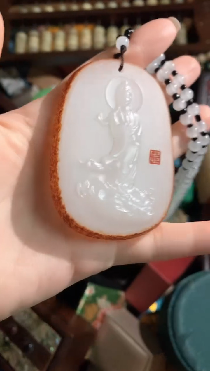 和田玉（子料）未镶嵌颈饰永玉阁精品专属摆件
