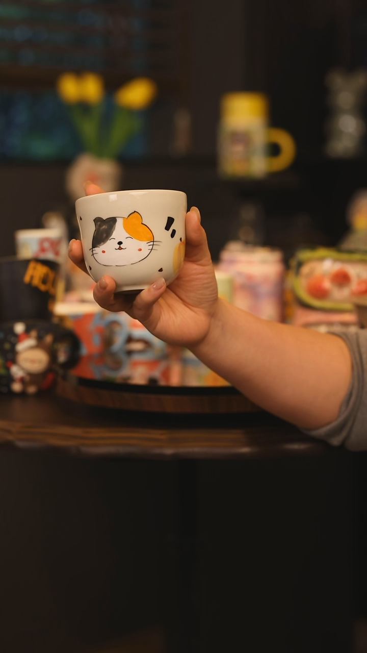 【闪购商品】摆件景德镇釉下彩绘设计师款陶瓷