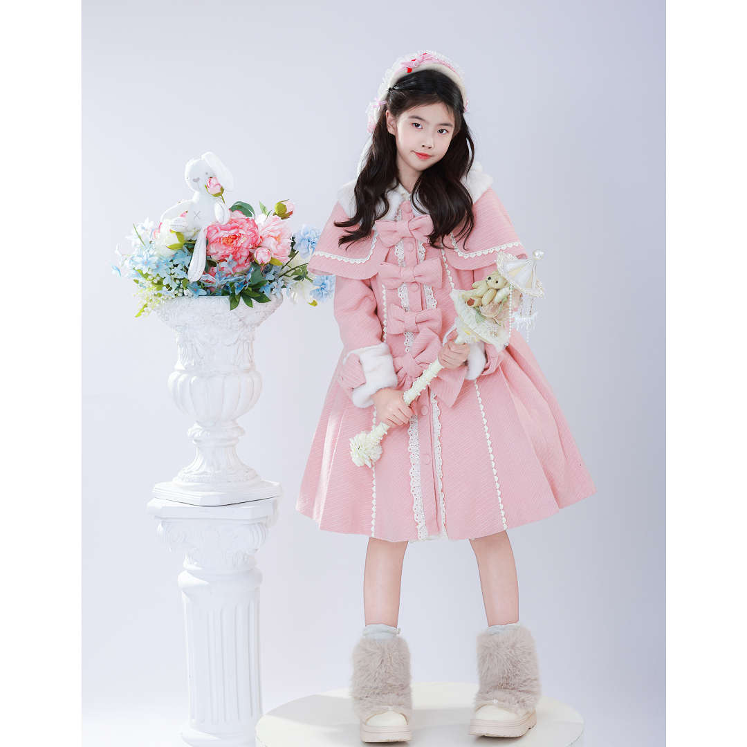 茉胭汉服 洛丽塔大衣大小姐甜美风外套