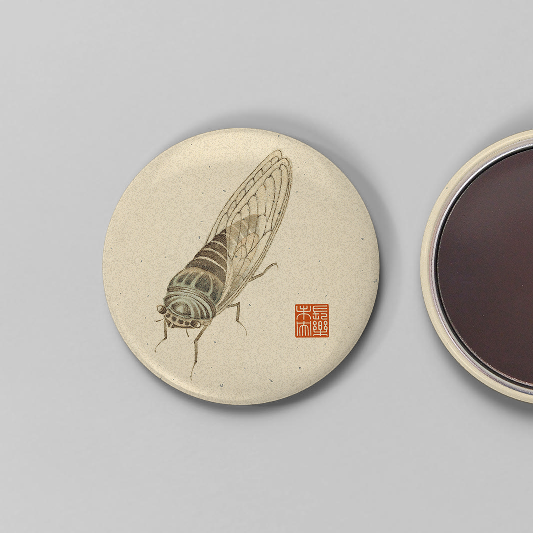 文创花木-吧唧冰箱贴 买一送一