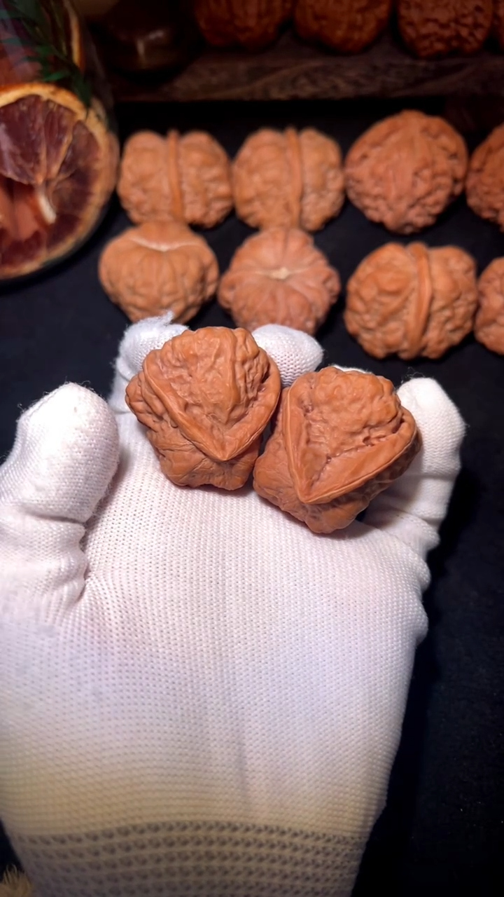 把件文玩核桃精品高配蛤蟆头异形