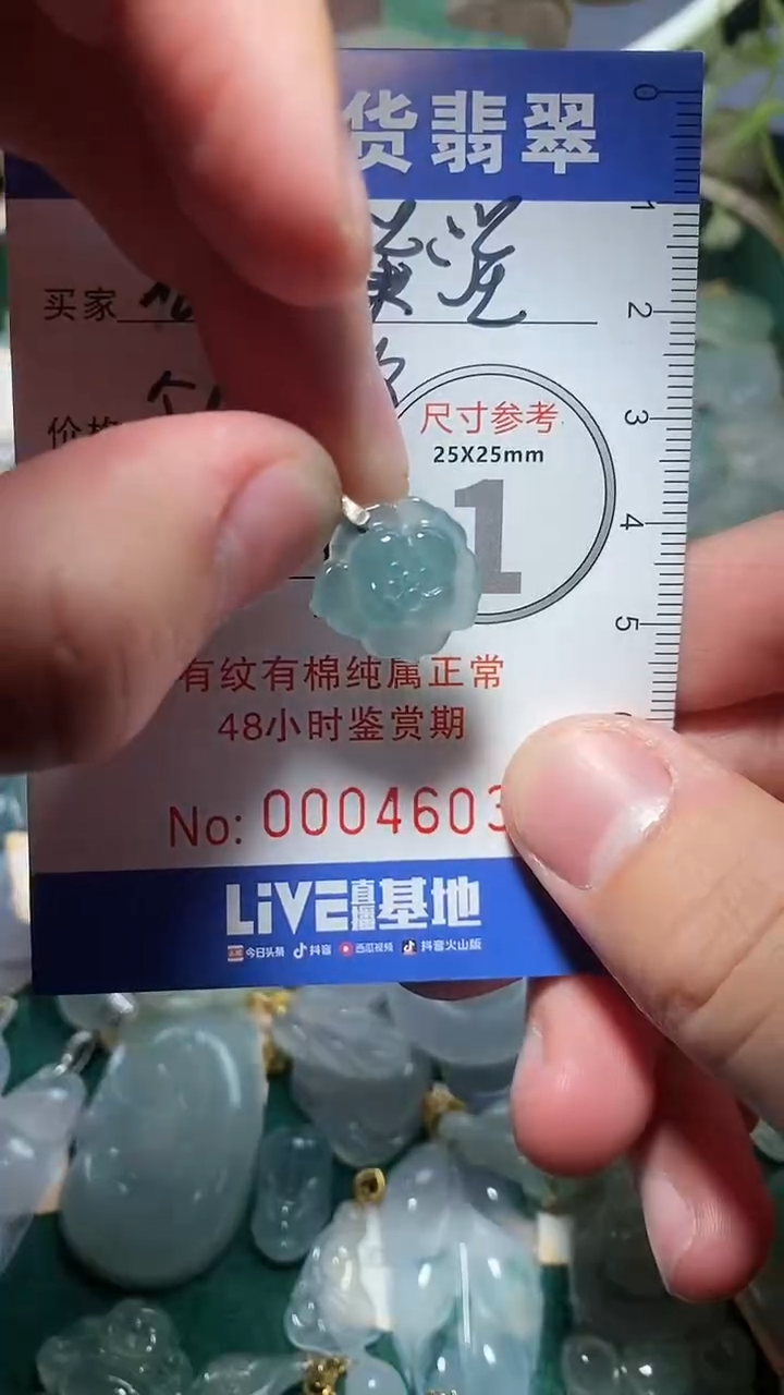 【闪购商品】翡翠颈饰未镶嵌天然A货翡翠一件