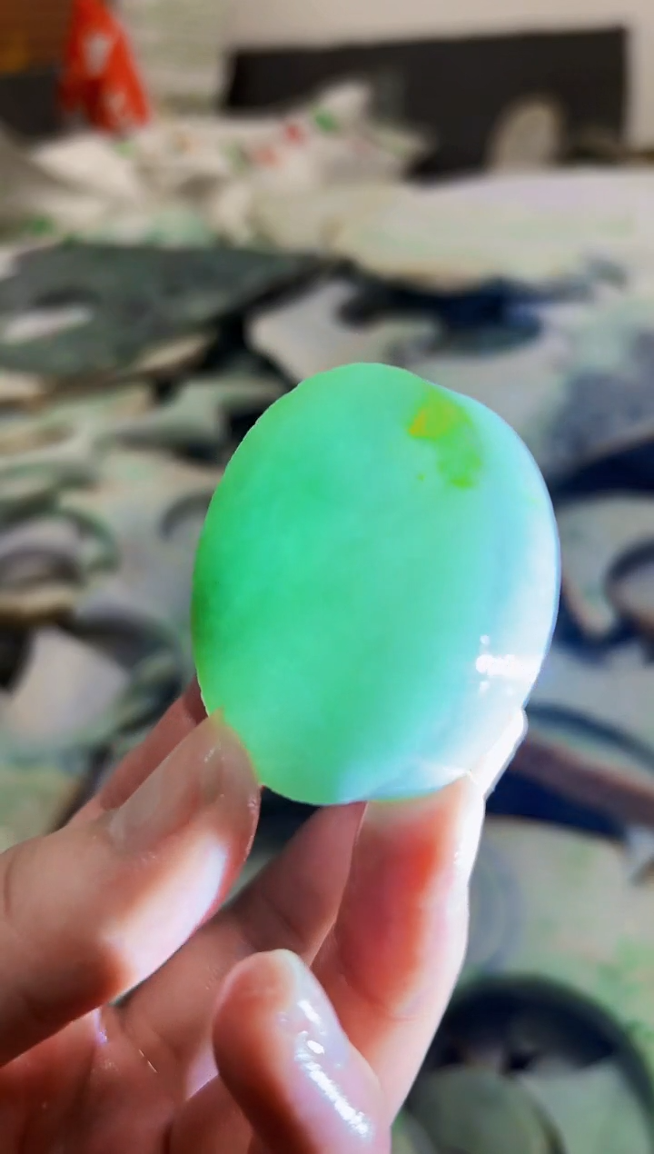 【闪购商品】翡翠颈饰未镶嵌A货白谭1766