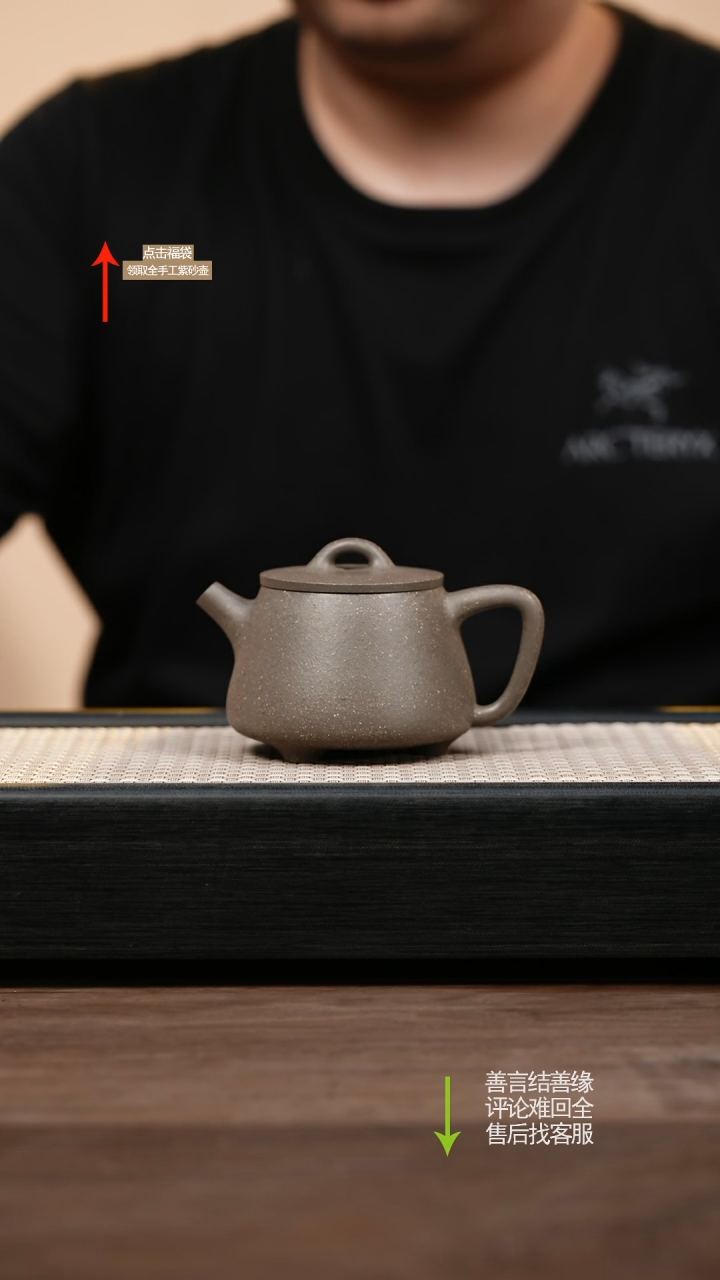 茶壶紫砂CY老青段高石瓢