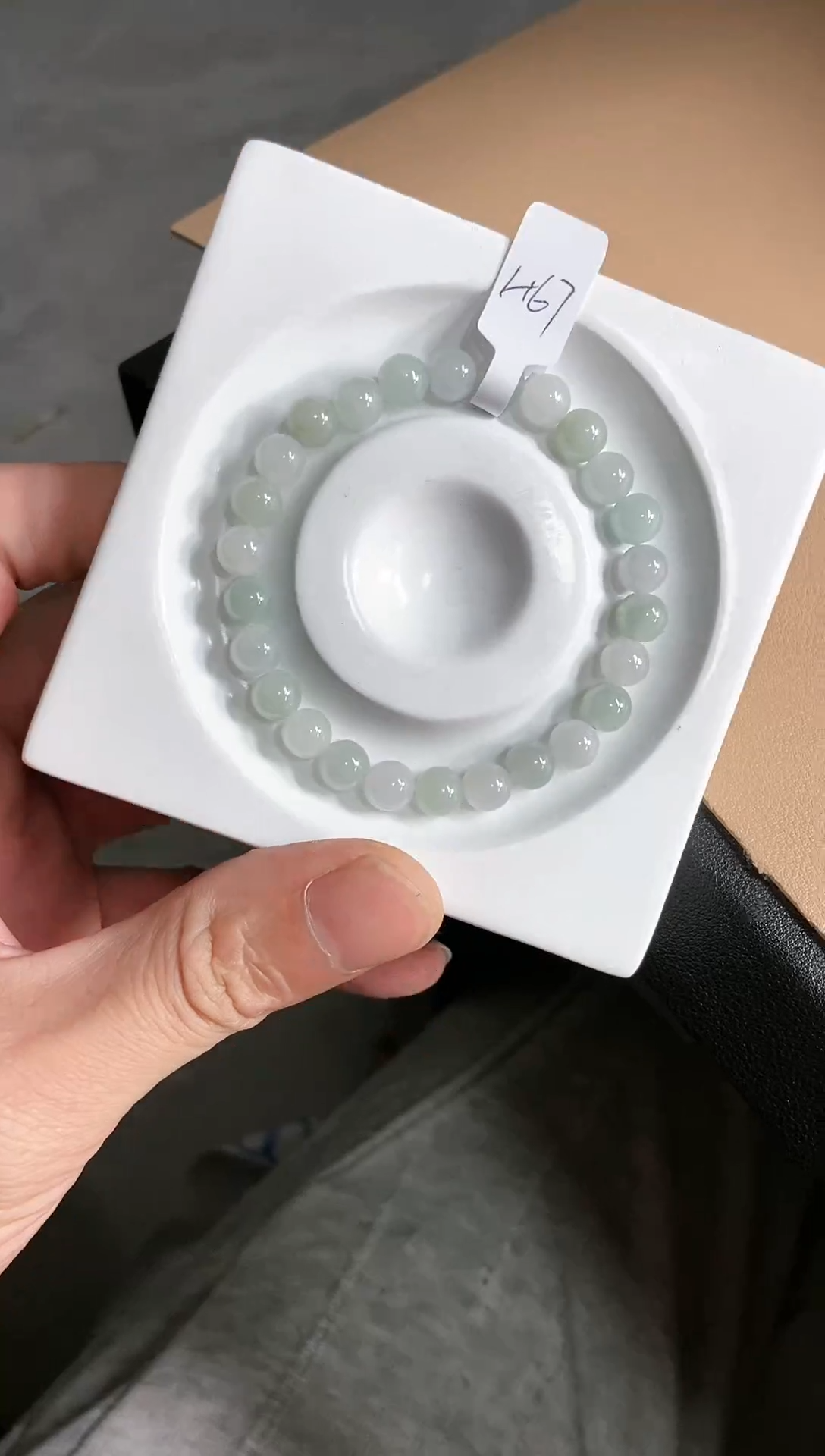 【闪购商品】翡翠手串未镶嵌天然A货翡翠手串H67