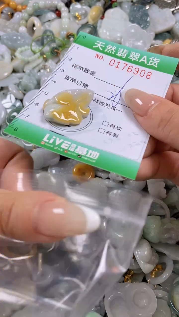 翡翠未镶嵌颈饰闪购0176908