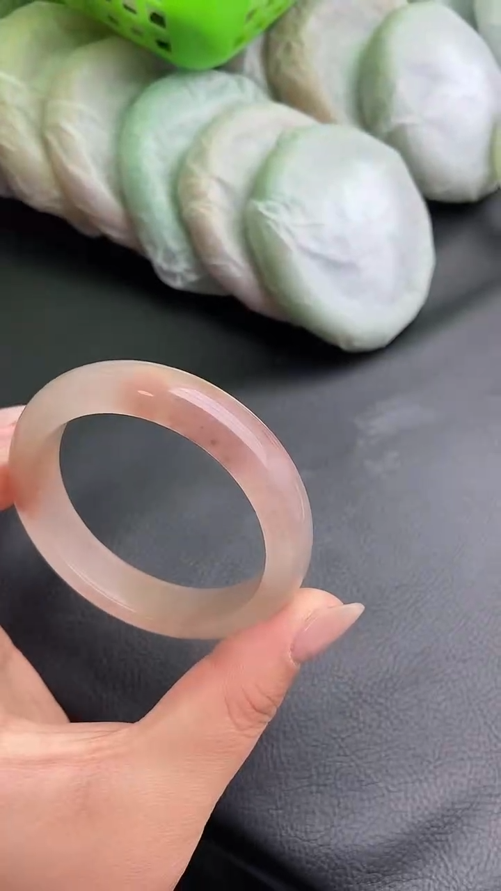 未镶嵌手镯石英质玉瑕疵72+52/53