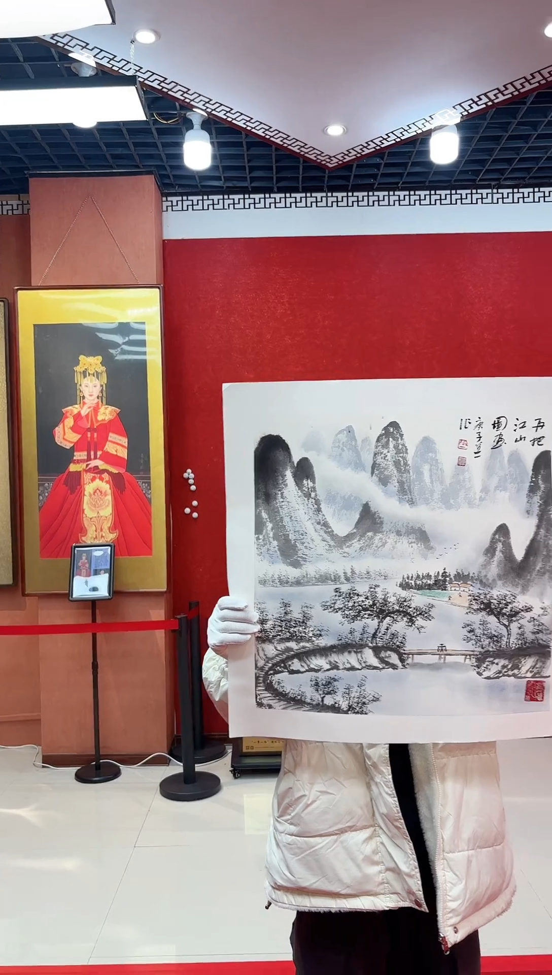 【闪购商品】国画国画道一老师手绘作品D26