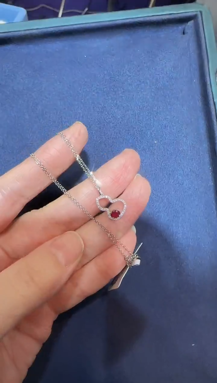 【闪购商品】红宝石-18K金镶嵌精选Y-葫芦套链