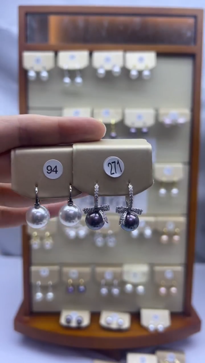 未镶嵌耳饰淡水珍珠271+94