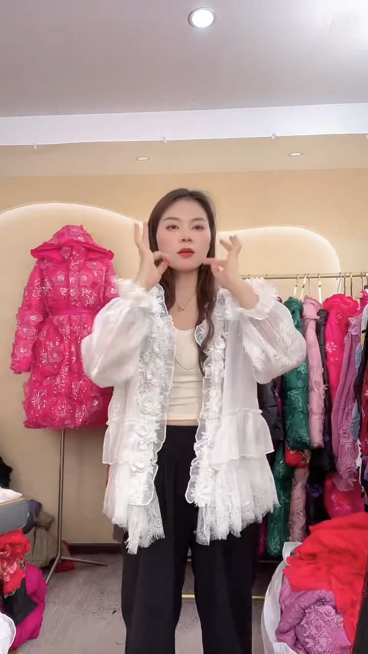 常规款白色防晒外套XXL