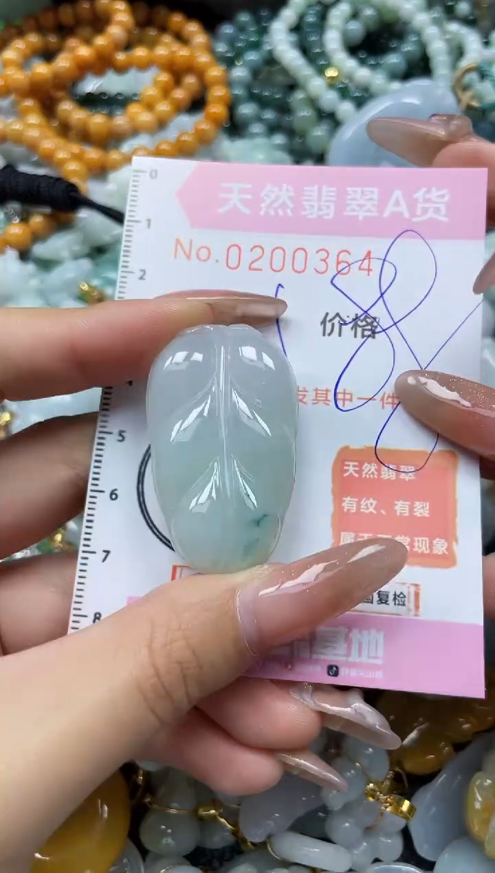 翡翠未镶嵌颈饰闪购0200364